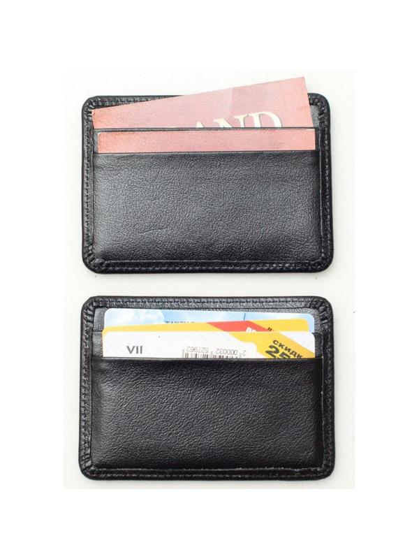 Чехол для карты (нат. кожа 95х75 02-106-0713 черный)