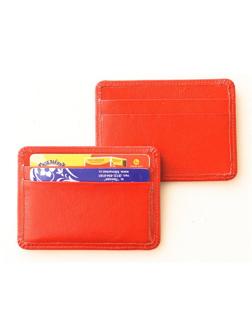 Чехол для карты (нат. кожа 95х75 02-106-0751 красная)