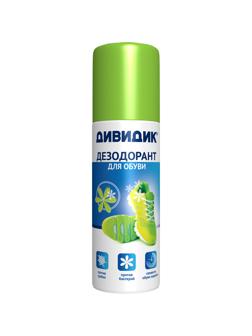 Дезодорант для обуви аэрозоль Дивидик 125мл ГГ