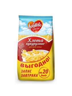 Хлопья   кукурузные Любятово, 600г