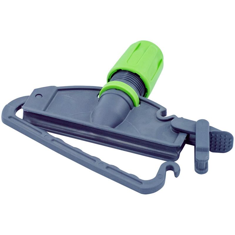 Держатель МОПа Кентукки 15см пластик т.серый/зеленый IM210