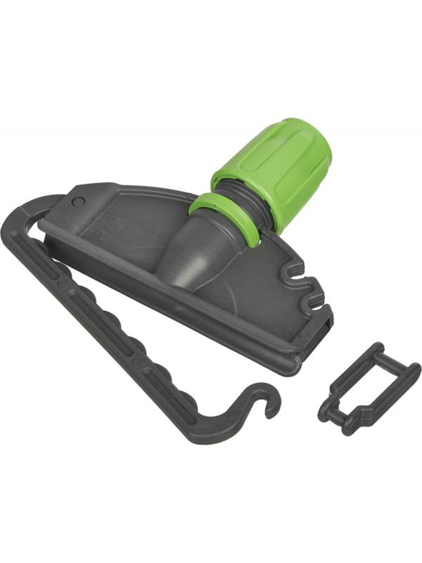 Держатель МОПа Кентукки 15см пластик т.серый/зеленый IM210