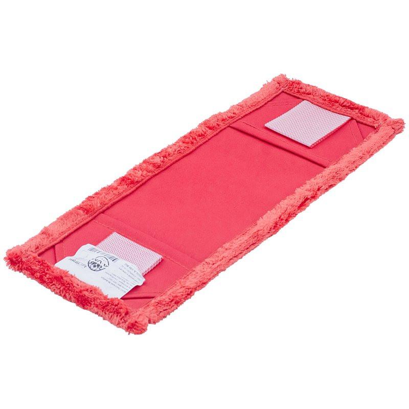 Насадка МОП 40х13 см микрофибра ухо+карман красный MF2090