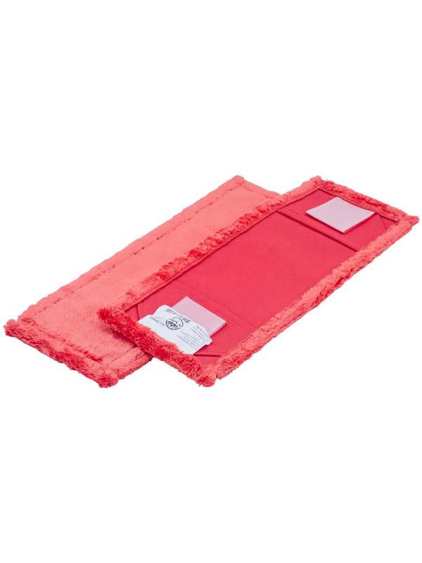 Насадка МОП 40х13 см микрофибра ухо+карман красный MF2090