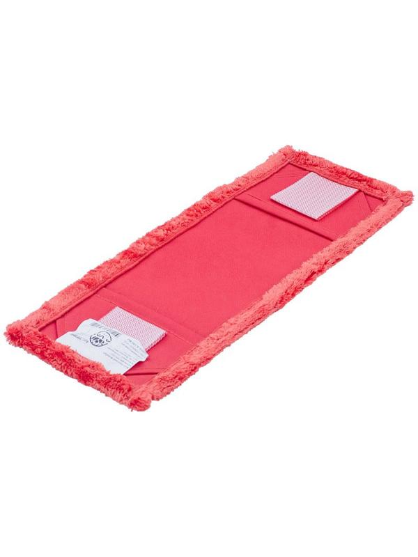 Насадка МОП 40х13 см микрофибра ухо+карман красный MF2090