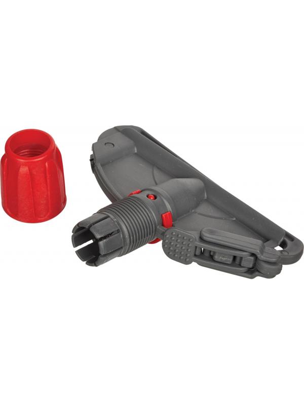 Держатель МОПа Кентукки 15см пластик т.серый/красный IM210