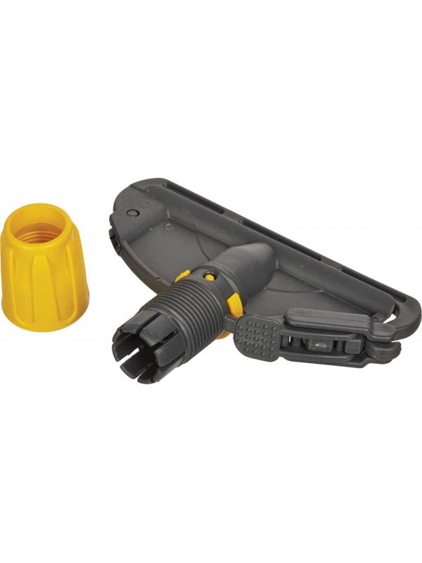 Держатель МОПа Кентукки 15см пластик т.серый/желтый IM210