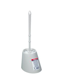 Ершик для унитаза с подставкой серый Vileda 100837