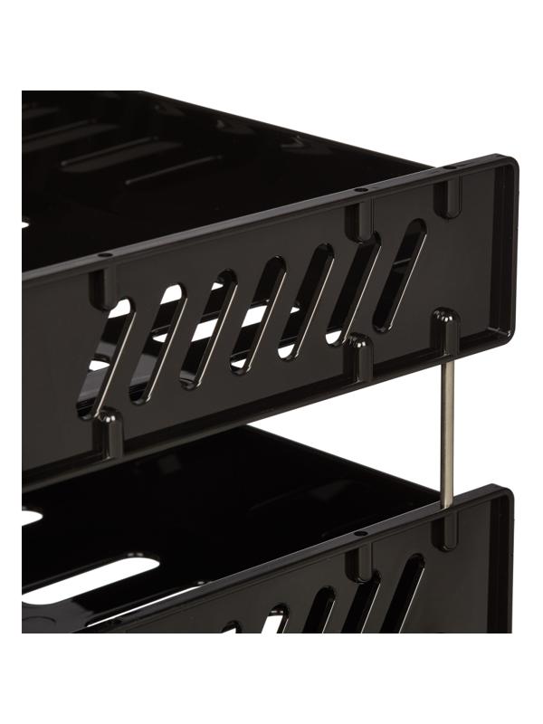 Набор лотков СИТИ из 3-х горизонтальных лотков чер