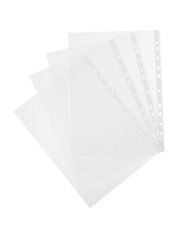 Файл-вкладыш перфорированная А4 100шт., гладкая Элементари 0,030 мм