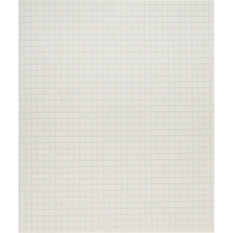 Тетрадь общая А5,96л,клет,скреп,обл.бумвинил,блок офсет-2 Синяя