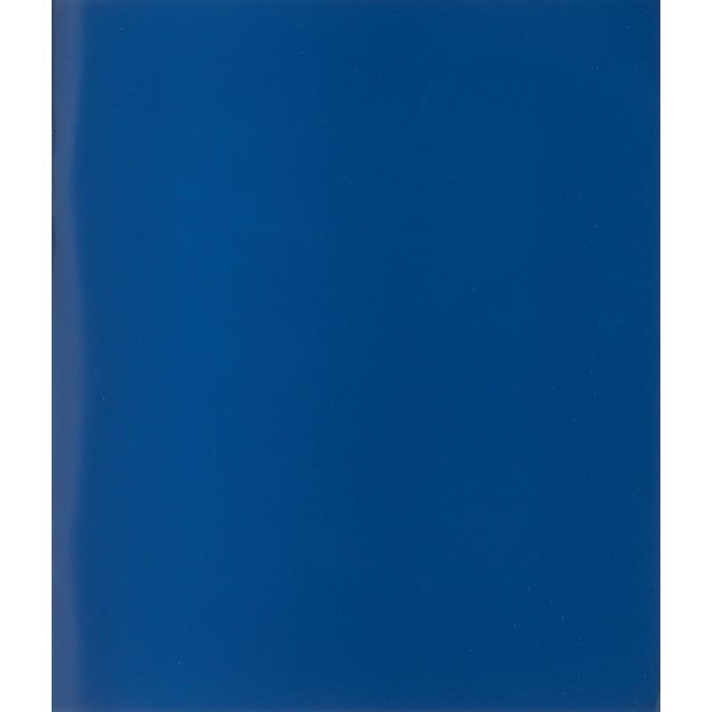Тетрадь общая А5,96л,клет,скреп,обл.бумвинил,блок офсет-2 Синяя