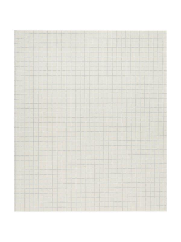 Тетрадь общая А5,96л,клет,скреп,обл.бумвинил,блок офсет-2 Синяя