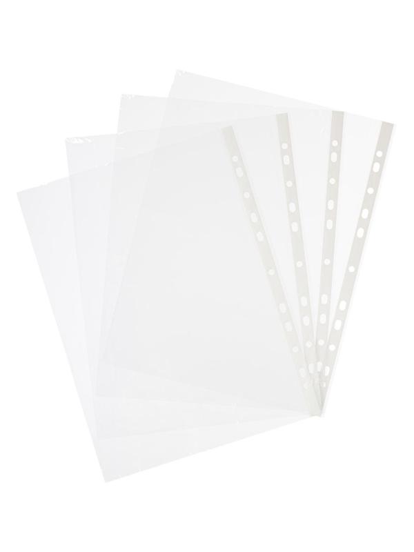 Файл-вкладыш перфорированная А4 100шт., гладкаяЭлементари 0,025 мм