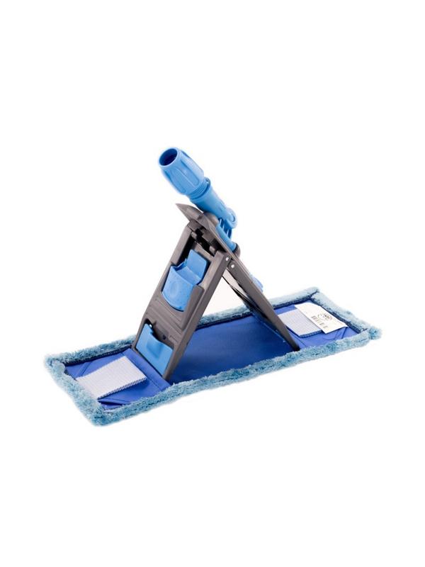 Держатель МОПа универс. пластик 40х11см т.серый/синий NPK195