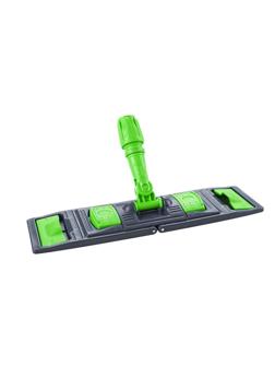 Держатель МОПа универс. пластик 40х11см т.серый/зеленый NPK195