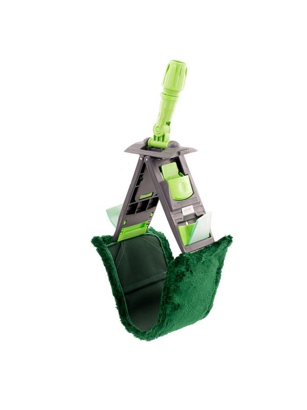 Держатель МОПа универс. пластик 40х11см т.серый/зеленый NPK195