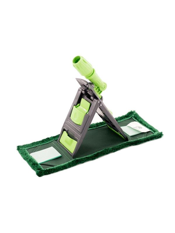 Держатель МОПа универс. пластик 40х11см т.серый/зеленый NPK195