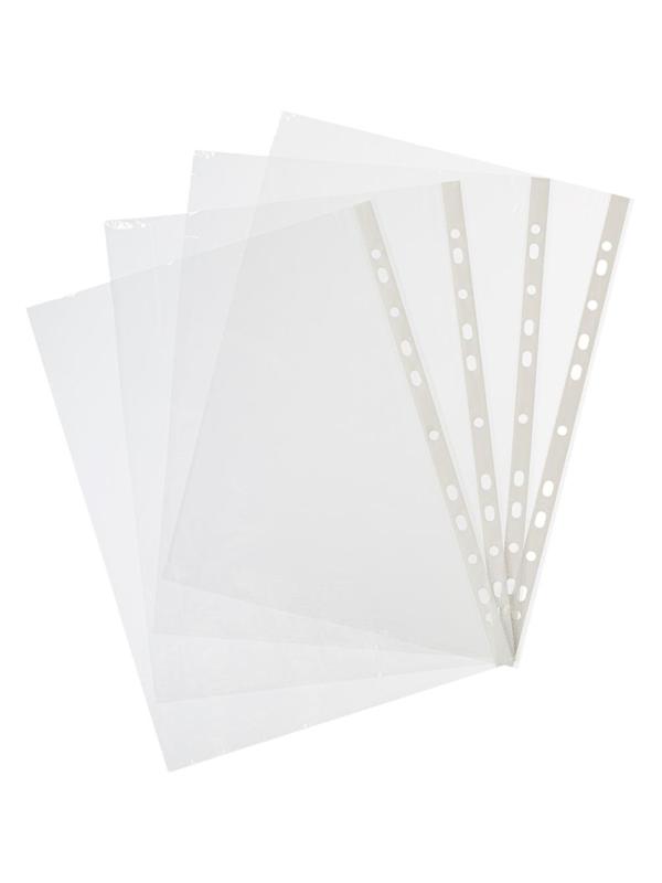 Файл-вкладыш перфорированная А4 100шт., рифленая Элементари 0,030 мм