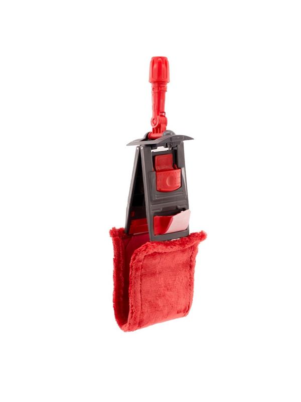 Держатель МОПа универс. пластик 40х11см т.серый/красный NPK195