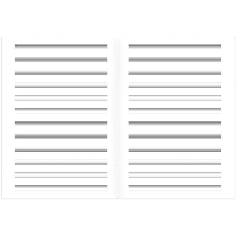 Тетрадь нотная 40л,А4,вертикальная Скрипка ТН40М489