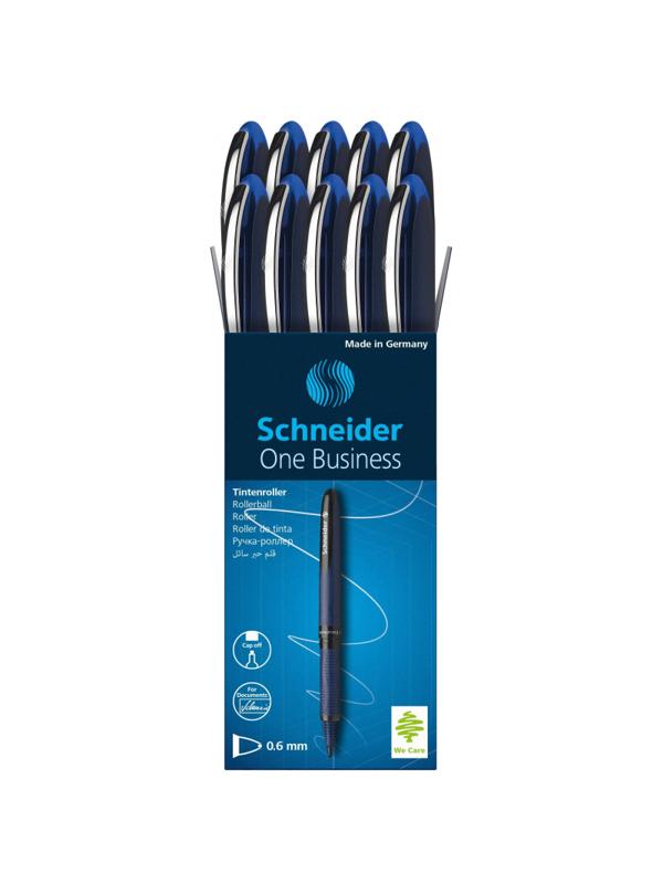 Роллер SCHNEIDER One Business 183003 синий, 0,6 мм