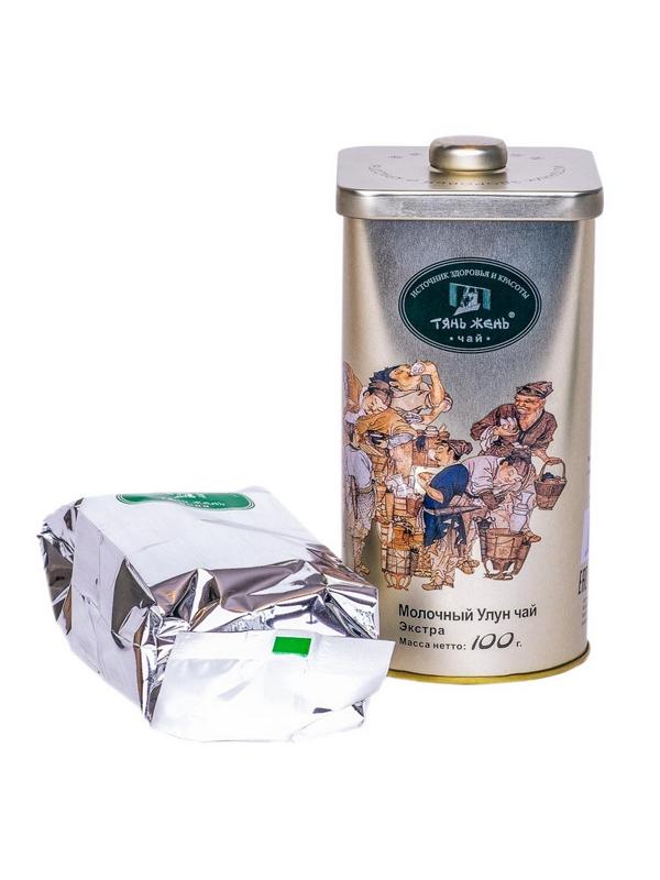 Чай МОЛОЧНЫЙ улун листовой ЭКСТРА, 100 г ж/б OA1/02L100-2