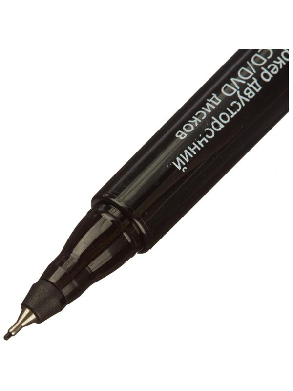 Маркер для CD черный двусторонний 0,7-1,0 мм