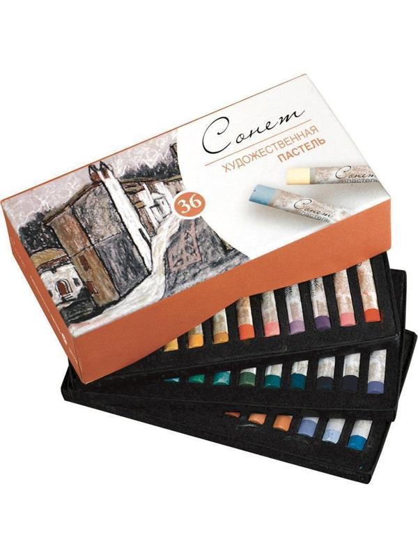 Пастель сухая художественная Сонет, 36 цв., 7141225