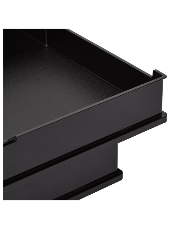 Лоток горизонтальный 2-х уровневый Han DUETT, черный НА10320/13