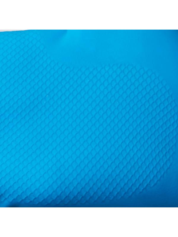 Перчатки резиновые Vileda Profes латекс хлопков.напыл синий р-р S 100752,ПС