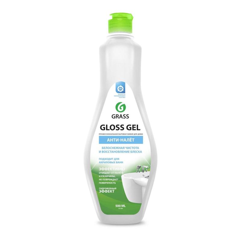 Средство для сантехники Grass Gloss Gel сл/кисл д/дел уход за акр мет 0,5л