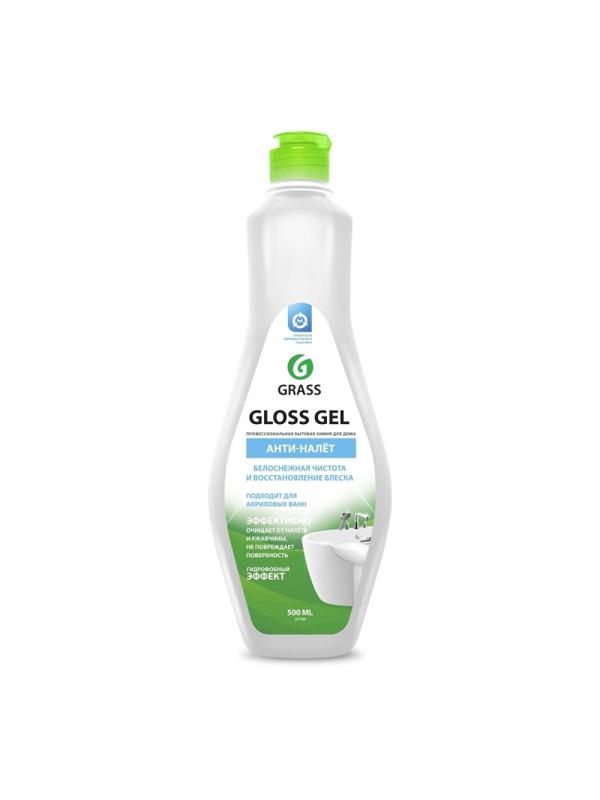 Средство для сантехники Grass Gloss Gel сл/кисл д/дел уход за акр мет 0,5л