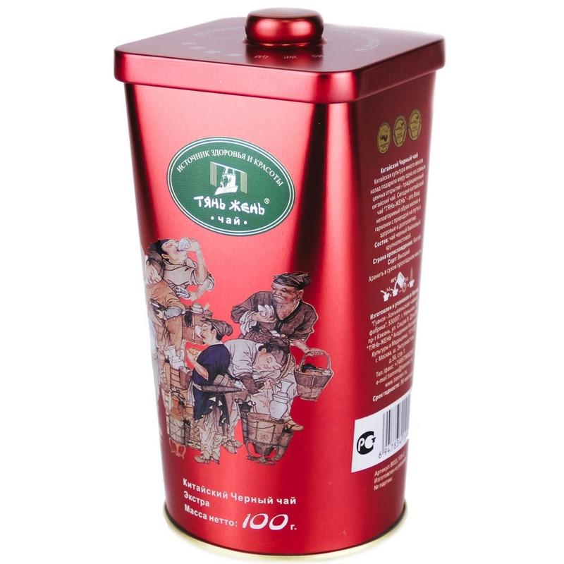 Чай черный листовой ЭКСТРА, 100 г ж/б B02L100-2