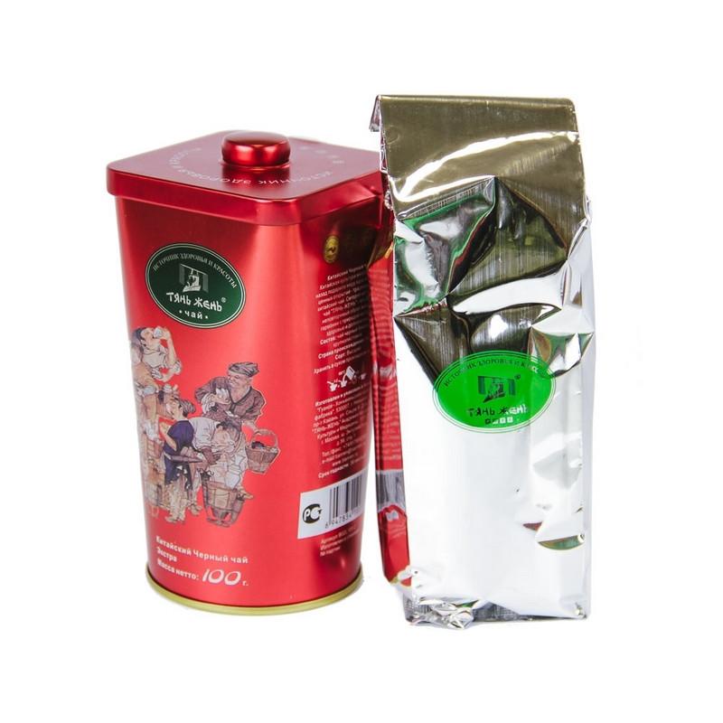 Чай черный листовой ЭКСТРА, 100 г ж/б B02L100-2