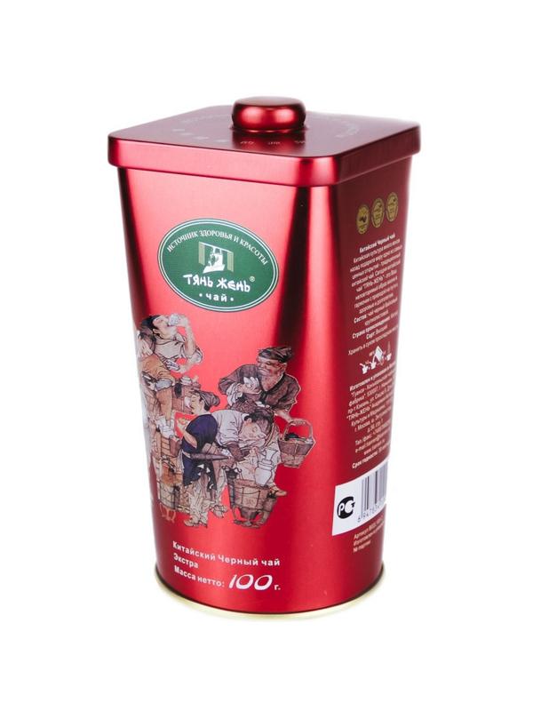 Чай черный листовой ЭКСТРА, 100 г ж/б B02L100-2