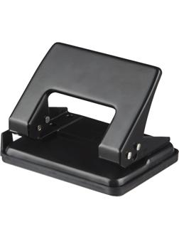 Дырокол Attache Economy до 20 листов, с линейкой, цвет черный