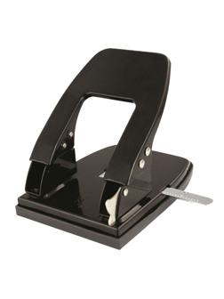 Дырокол Attache Economy до 30 листов, с линейкой, цвет черный