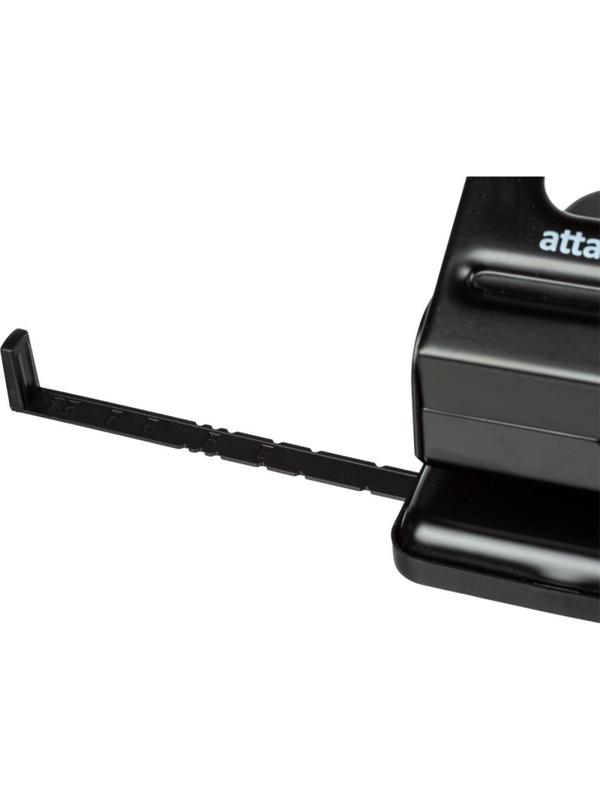 Дырокол Attache Economy до 60листов, с линейкой, цвет черный