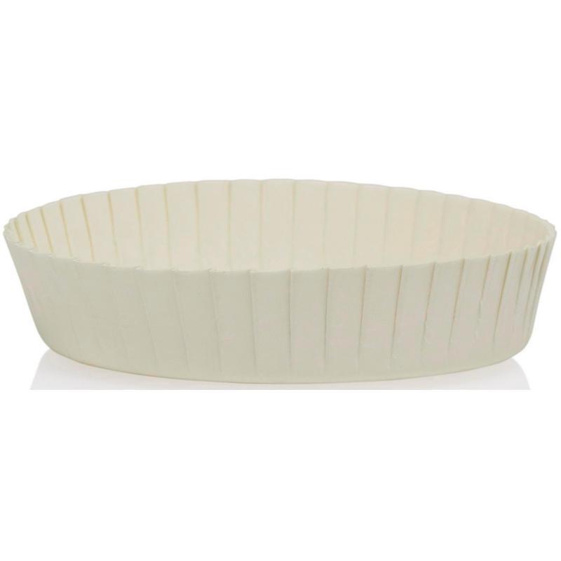 Крышка на стакан белая 80 мм,100шт.