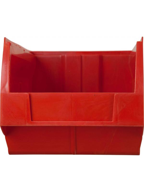 Контейнер ПП,400х230х200мм, Napoli,сплош/сплош, красный арт.5004