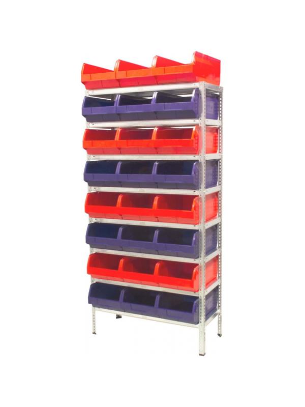 Контейнер ПП,500х310х200мм, Palermo,сплош/сплош, красный арт.5005