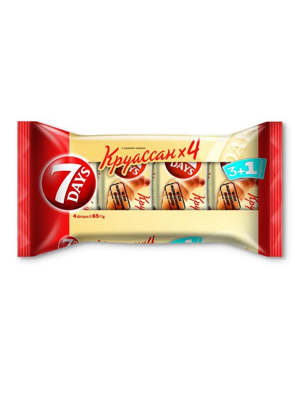 Круасcаны 7 days какао, 4шт х 65г
