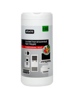 Салфетки Attache Selection Power универс, туба, ман/ананас, 100 шт, 130х170