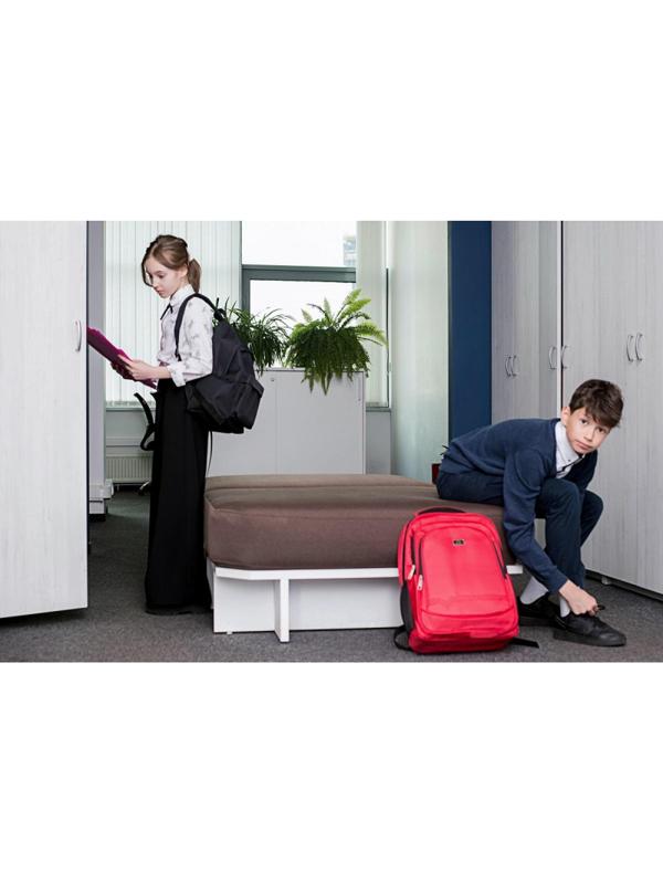 Рюкзак  для старшеклассников бордовый