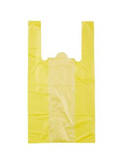 Пакет-майка ПНД 35+20х65 15мкм, 100шт./уп. цветной.