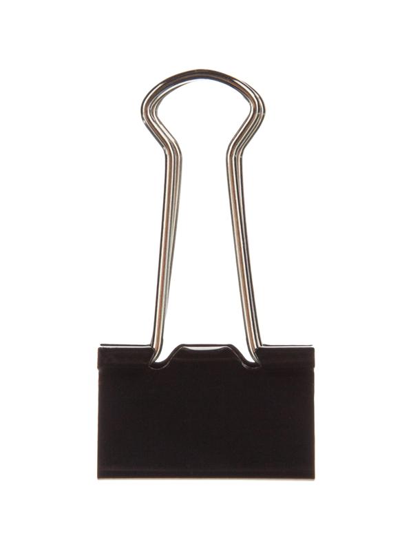 Зажимы для бумаг 15мм 12шт/уп Attache Economy, в карт,кор, цвет черный