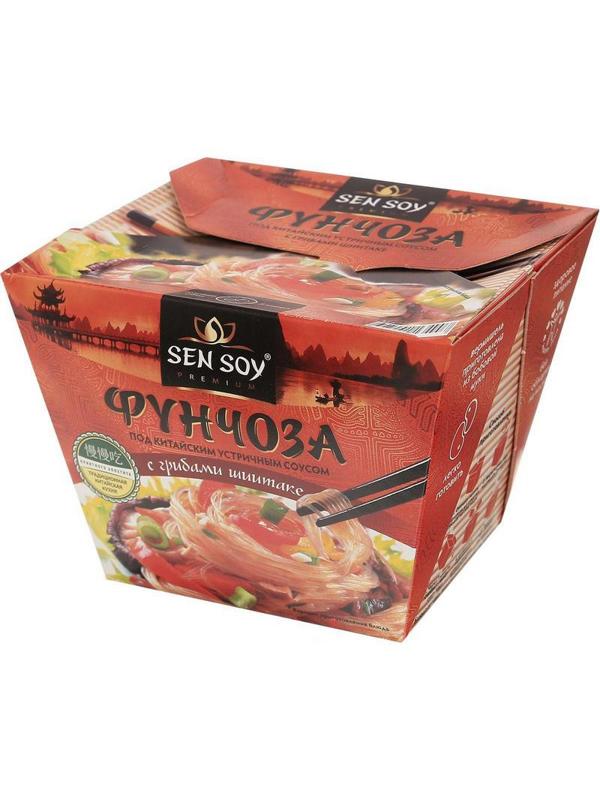 Лапша Фунчоза Сэн Сой под китайским устричным  соусом 125гр