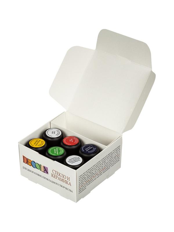 Набор по стеклу и керамике Decola:акрил.5х20мл.,контур.2х18мл,разбав.,14905