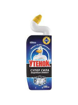 Средство для сантехники УТЕНОК Супер Сила Видимый Эффект 500мл.